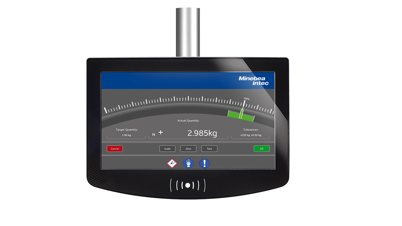帶有prorecipe xt軟件的顯示器圖片